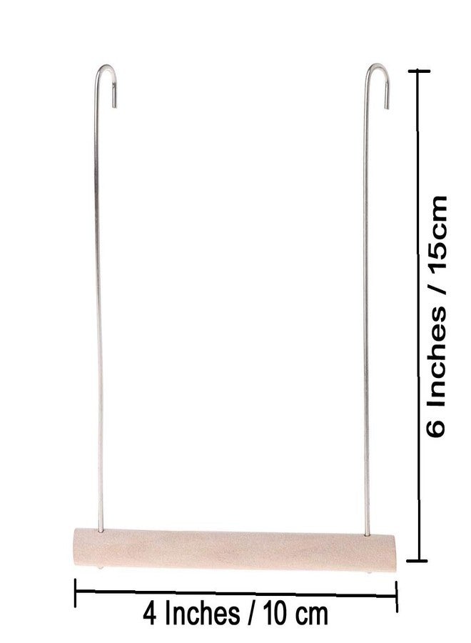 Western Era Joyful Perch Swing Toy Cage Hanging Platform, Climbing, Exercise Perch for Birds (Small) (Pack of 2) - Image 2